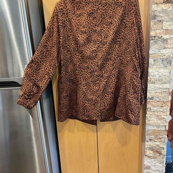 WORN ONCE! INC leopard blazer - Picture 9 of 10